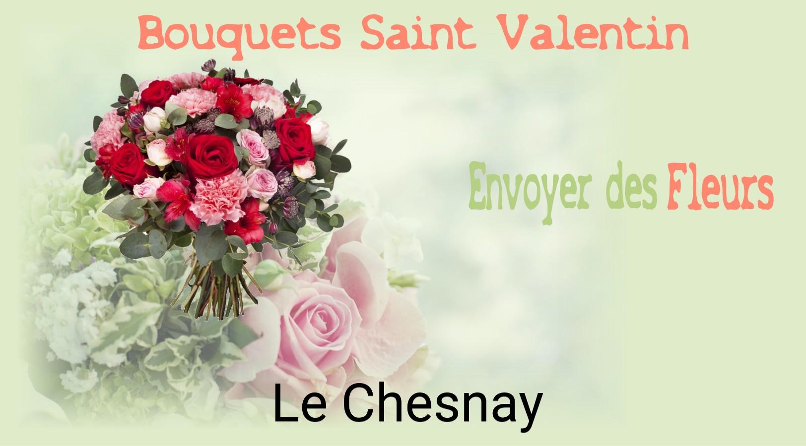 Roses de Saint-Valentin livrées à Le Chesnay